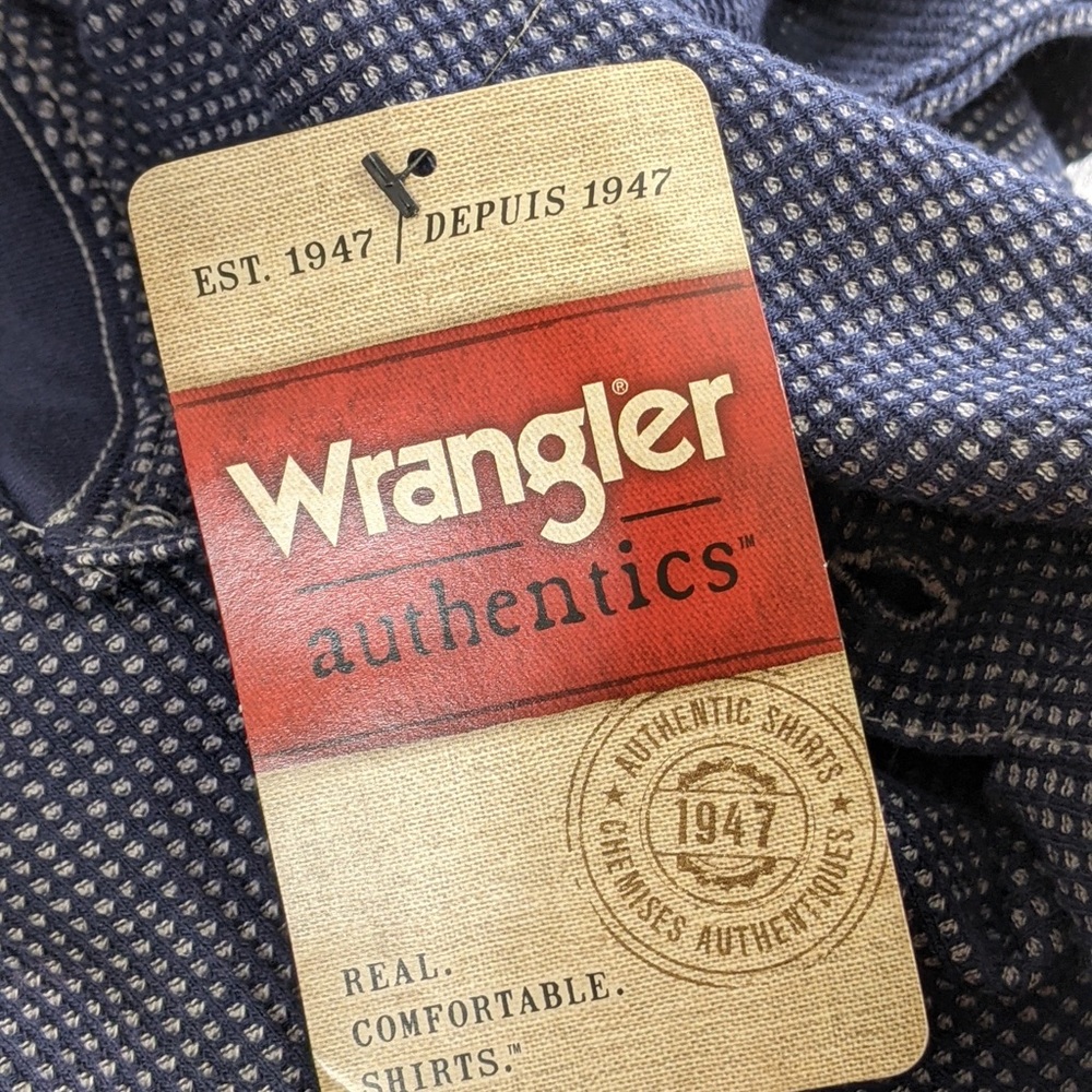 👯♀️Host Pick⚡️ Wrangler Authentics Long Sleeve Waffle Henley Shirt - Picture 6 of 9